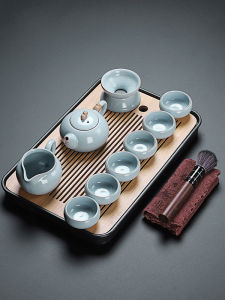 XIANGYE | High-end Elegant Ceramic Teaware Set Tea Tray Kung Fu Pot Cup