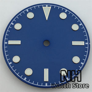 NH Watch Dial 29mm Black Blue Green Grey White Dial Luminous Fits NH35 NH36 ETA2824 PT5000 Miyota 8215 DG2813 3804 Movement
