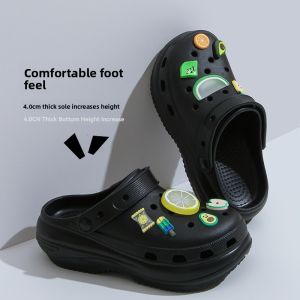 MONLEYTA | Home Slippers Mens Summer Indoor Soft Bottom Non-Slip EVA Large Size Outdoor Wearable Womens Clog Shoes Comfortable Feeling