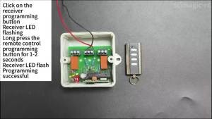 10-1pcs Normstahl Crawford Standard Steel EA433 2KS 4KS T433-4 2KM Micro Garage Door Remote Control 433.92MHz Rolling Code