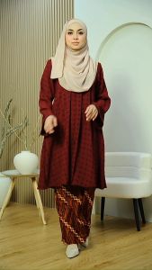 KEBARUNG RIAU | KEBARUNG LABUH PLUS SIZE (NURSING) | KEBARUNG RAYA 2026 MUSLIMAH | BAJU KEBARUNG LABUH RAYA MURAH | BAJU KEBARUNG LABUH MUSLIMAH | SEDONDON RAYA