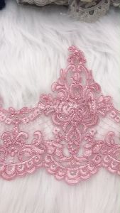 [ R-011 ] Trimming Border Lace Pengantin/Renda Baju/ Lace Baju Nikah Meter / Lace Murah Cantik Lebar 19.5CM