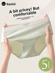 JIAZINI | Women Antibacterial 7A Cotton Briefs