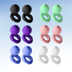 HUAK Silicone Ear Plugs for Swimming – Keep Water Out Comfortable Fit for Kids and Adults