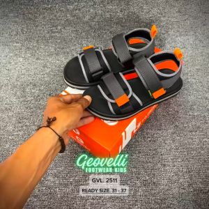 Gvl Geovelli G2511 Zaxea Gray | Sandal Gunung Anak Laki laki Original Gray Black sandal Geovelli