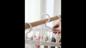 8 Clip Hanger Clothes Hanger Drying Racks Socks Holder Panty Holder