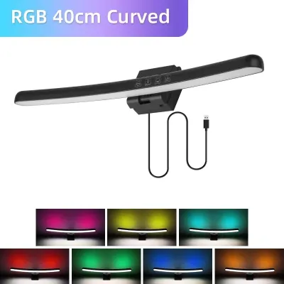 Curved Monitor Light Bar Stepless Dimming USB Desk Lighting Lamp Applicable to All Screens with No Glarefor Home and Office