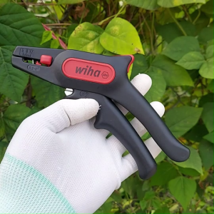 Kìm Tách Vỏ Cáp Điện Tự Động 0.2 - 6mm² Wiha 44617 [Chính hãng Đức/ Made In Germany]
