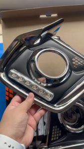 ครอบไฟตัดหมอก DRL และ Fog Lamp Cover สำหรับ MS Triton 2014 กับฟิต ที่งาน Fitt