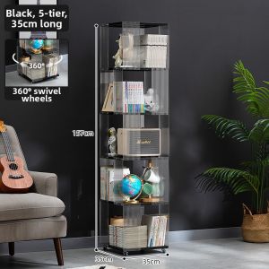 Rotating Multi-layer Bookshelf for Home and Kids Reading Area