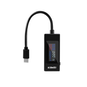 KWS-065C Type-C Vôn Kế Kỹ Thuật Số Ampe Kế LCD Điện Thoại Máy Dò Dung Lượng Pin Bộ Sạc Máy Dò Điện Áp Máy Kiểm Tra Dòng Điện Với Phạm Vi 4-30V 0-6.5A