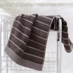 1/2/3PCS Bathroom Cotton Towel Sets Household Towels Wave Bath Hand Face Towels Soft Absorbent Towels Christmas Gift Towels Set