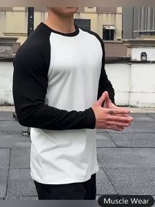Mens Thermal Long Sleeve Compression Shirt High Elasticity