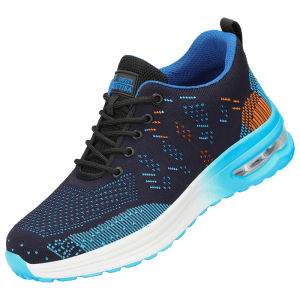 DREBO | Mens Anti-crush Anti-puncture Soft Sole Lightweight Wear-resistant Safety Shoes