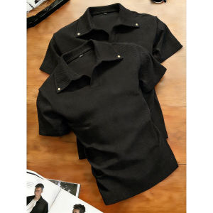 LIUBU | Heavyweight Seagull Collar Summer Cleanfit Polo Shirt