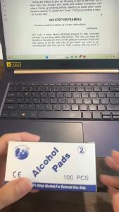 【 In Stock 】100pcs Alcohol Swab Alcohol Pad 75% Alcohol Cotton Disinfection Sheets Disinfection Wip Sapuan Alkohol酒精棉片