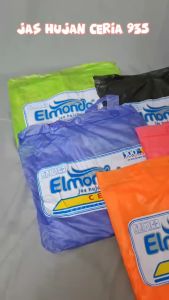 BAYAR DITEMPAT - ELMONDO Jas Hujan Jaket Celana Jas Ujan Setelan Dewasa Karet Pria Wanita BISA COD GRATIS ONGKIR