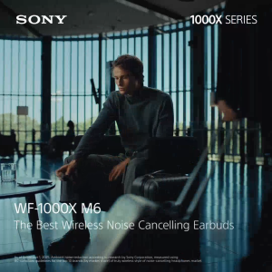 Sony WF-1000XM6 Wireless Noise Cancelling Headphones