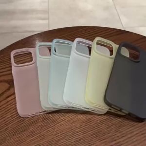 Transparent Soft Matte Phone Case For iPhone 17 18 Pro Max 16 13 11 15 14 12 Air 17Promax Silicone Shockproof Funda Cover Coque