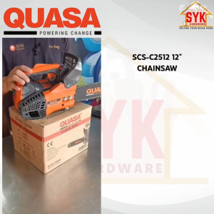 SYK Quasa SCS-C2512 12 Inch Chainsaw Outdoor Garden Tool Machine Wood Cutting Mesin Gergaji Rantai Potong Kayu FREE GIFT