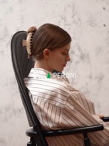 EVITA PERONI | Wavy Line Large Shark Clip | High Quality Hair Clip | Female Hair Accessories