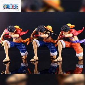 Bandai | 12CM One Piece  Anime Figure Toys Monkey D Luffy third gear Battle Style PVC Action Figurine Collection Model Kids Birthday Gift
