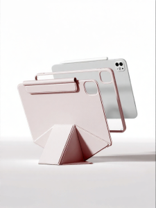 Zoyu | Elevated Rotatable Stand Protective Case Shockproof Transparent