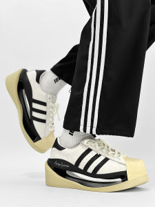 Mens Dad Shoes Thick Bottom Heightening Sports Shoes Fashionable Shell Toe High-End Sensation Trendy Brand Hollow out Sole Black Samurai Shoes