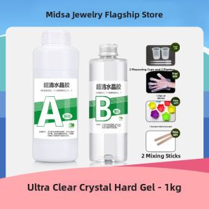 MIDISHA | High Transparency Crystal Drip Resin DIY Material Epoxy Resin AB Glue