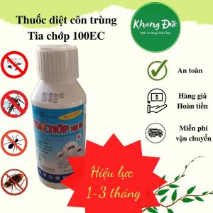Thuốc Diệt Muỗi Tia Chớp 100EC Diệt Muỗi Hiệu Suất Cao Gấp 15 Lần Cách Ly Ngắn Phun Xịt Diệt Sạch Muỗi Ruồi Gián Kiến Khang Đức