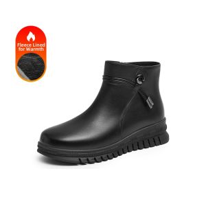 Reddragonfly | Slip-resistant Fashion Warm Leather Boots for Middle-aged and Elderly
