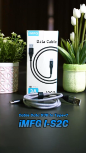 iMFG Kabel Data USB To Type C 100cm 3A Fast Charging I-S2C Infinix Kabel Charger