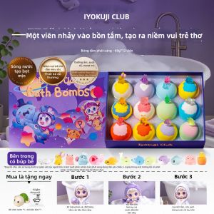 IYOKUJI CLUB | Bong Bóng Tắm Cho Trẻ Em Kèm Đồ Chơi Và Muối Tắm