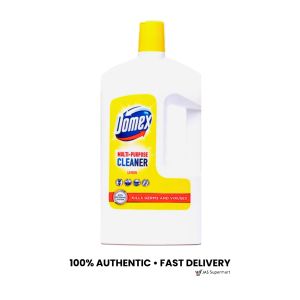 Domex Lemon Fresh Multi-Purpose Cleaner 1L – Kills Germs & Viruses Anti-Bacterial Disinfectant for Home Kitchen Bathroom Floors Tiles – Trusted Germ Protection Lemon Scent