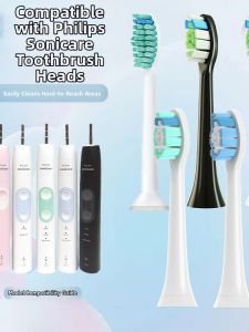 Compatible Philips Electric Toothbrush Head HX684a/684b/684c/684e/684j/p/w Replacement Head 4091 Soft Bristles Deep Cleaning