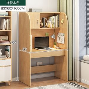 Computer Desk Study Table Practical Study Room Desk Bookshelf Integrated Desk Student Household Writing Desk Simple Desk