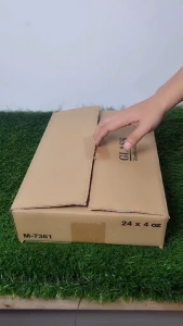 M-7361 120ML/4oz glass jar 24 pcs per box with plastic seal