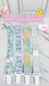 Tali Empeng Bayi Tali Dot Motif Lucu Pacifier Clip Anti Hilang/Jatuh BB144