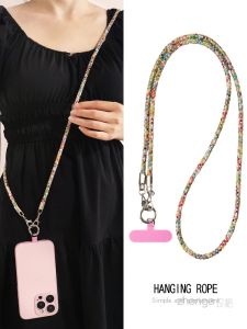 Fashionable Small Fragrance Style Crossbody Diamond Encrusted Phone Strap Upgrade Version Suitable for Party Travel Outdoor Activities