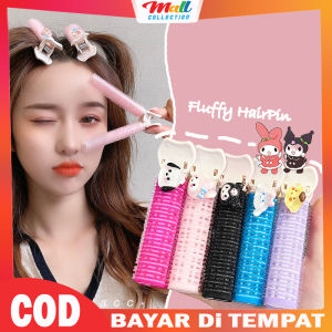 MALL Rol Jepit Wanita Karakter Lucu Fashion Korea Roll Gulungan Hias Rambut Cantik AD08