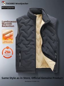 TUCANO | Warm Insulated Shearling Vest for Elderly Men