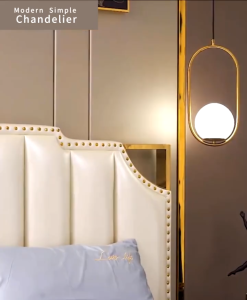 Indoor art bedroom pendant light three color bedside pendant light creative pendant light modern minimalist bar resta