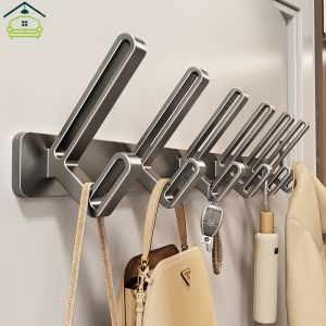 Clothes Hanger Wall Hanging Punch-free Hook Door Rear Entrance Closet Adhesive Strong Hook