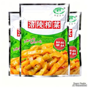 WENXIANGZAN | Crispy Tasty Fresh Peel Mild Appetizer Chinese Pickled Mustard Stem 50g