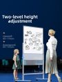 deli | Mobile Magnetic Erasable Double-sided Whiteboard. 