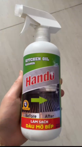 Chai Xịt Làm Sạch Dầu Mỡ Bếp Siêu Mạnh Hando 570ml