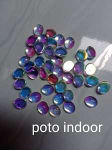 mata cincin batu akik lepasan kalimaya pelangi india 12 x 10 mm