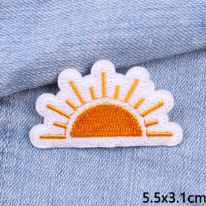 New Hot Sale Embroidery Patch Cartoon Series Patch Iron On Patches For Clothing thermoadhesive Patches For Clothes Jackets DIY