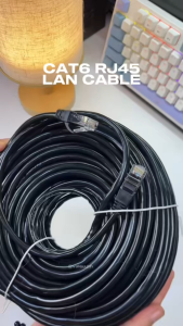Clearance sale CAT6LAN Cable High Speed RJ45 Gigabit 10Gbps Rubber Coating Delivery from Malaysia