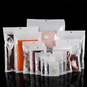 10 PCS Plastik Klip Putih 10x13CM & Ziplock Putih Susu Souvenir